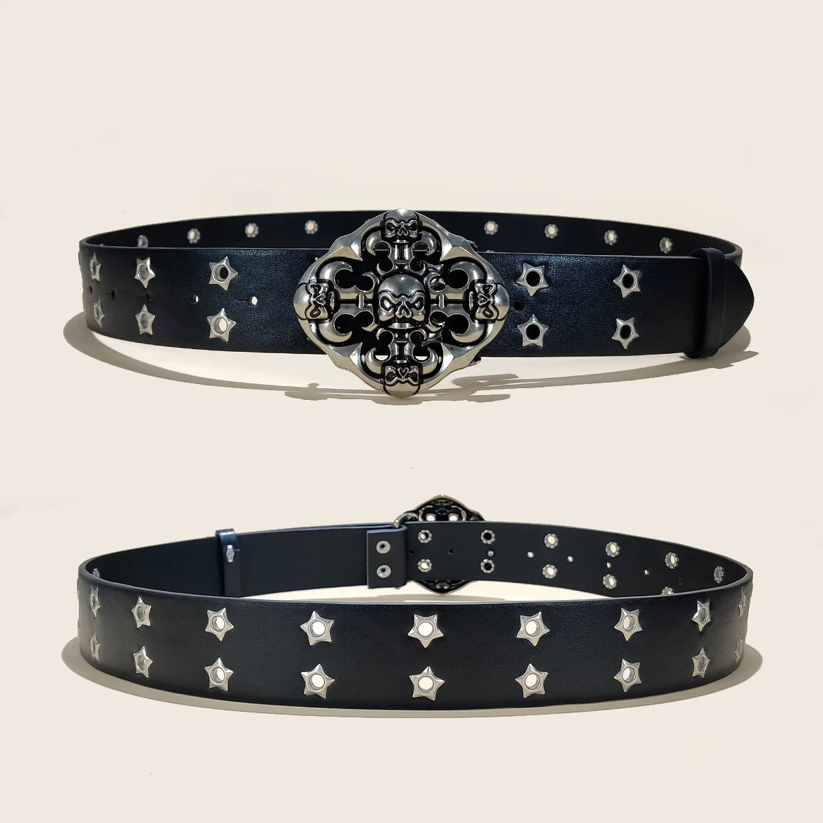 New Rivet Punk Wide Belt Popular for Women Personalized and Spicy Fashionable and Versatile Retro Belt Gift For Women and men