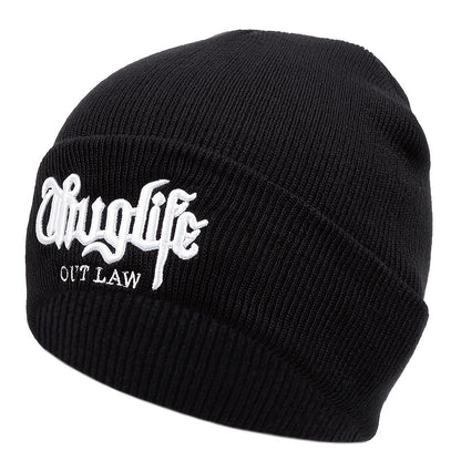 1pc Men's Street Hip Hop Style Knitted Hat, Ideal Choice For Gifts