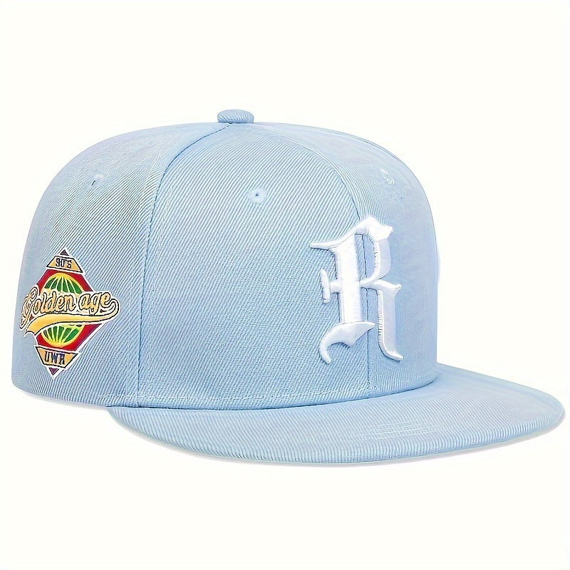 Women's Outdoor R Letter Baseball Cap Sports Hip Hop Cap, Casual Adjustable And Lightweight Baseball Cap