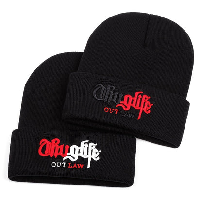 1pc Men's Street Hip Hop Style Knitted Hat, Ideal Choice For Gifts