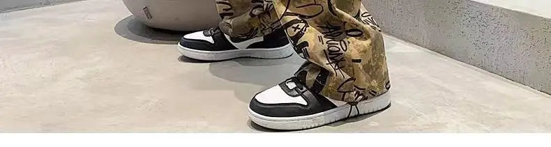 High Street Graffiti Tie-dye Pants Men Casual Loose Oversized Hip-hop Trousers Man American Straight Wide-leg Pants