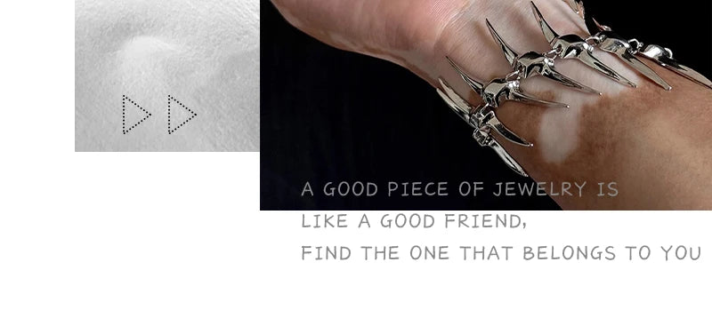 The Fishbone Shackle Necklace In A Punk And Cold Style, Made Of Copper Alloy, Is A Neutral Carnival Jewelry Accessory