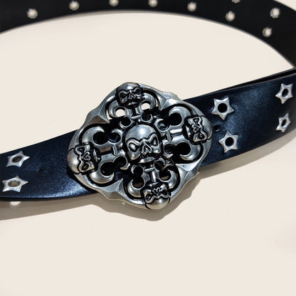 New Rivet Punk Wide Belt Popular for Women Personalized and Spicy Fashionable and Versatile Retro Belt Gift For Women and men