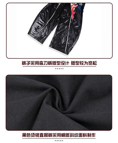 Fashion Girls Hip Hop Dance Clothing Long Sleeves Tops Baggy Pants Kids Jazz Kpop Performance Costume Street Dance Wear BL17513