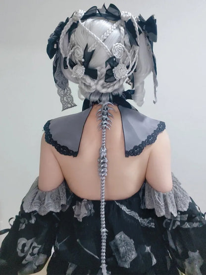 ZHUHE The New Gothic Style Spinal Necklace Is A Jewelry Accessory For Men And Women As A Party Gift