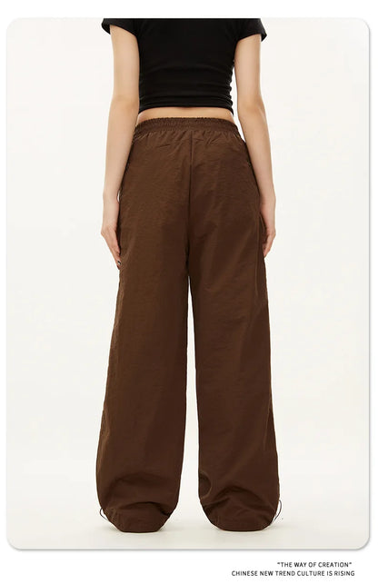 Women Casual Joggers Pants Fashion Streetwear Oversized Sports Wide Leg Pants Hip Hop Y2k Sweatpants High Waist Baggy Trousers