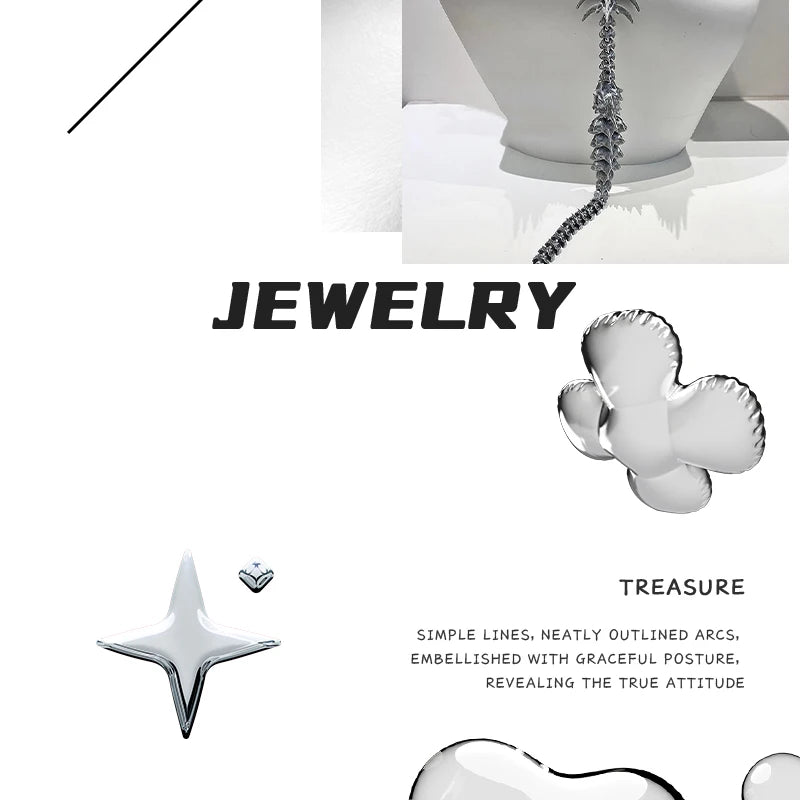 ZHUHE The New Gothic Style Spinal Necklace Is A Jewelry Accessory For Men And Women As A Party Gift