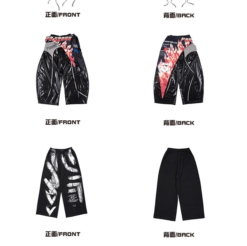 Fashion Girls Hip Hop Dance Clothing Long Sleeves Tops Baggy Pants Kids Jazz Kpop Performance Costume Street Dance Wear BL17513