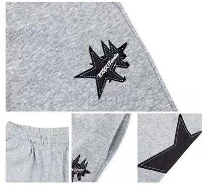 Women's Pants Fashion High Waist Hip Hop Trousers Woman Loose Jogging Sweatpants Casual Pant Wide Leg Trousers Streetwears New