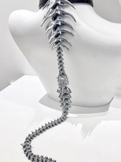 ZHUHE The New Gothic Style Spinal Necklace Is A Jewelry Accessory For Men And Women As A Party Gift