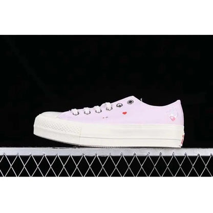 2025 New Thick Bottom High Top Couple Shoes Yellow And Red Men's And Women's Canvas Shoes Rubber Sole Spring Autumn Season