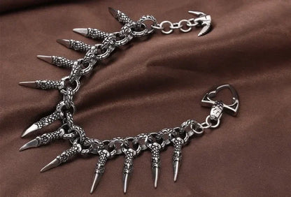 Fashionable Personalized Chains， Stainless Steel Dragon Claw Men's Bracelet
