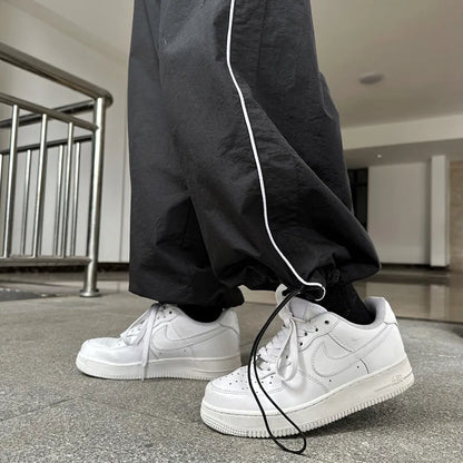 Women Casual Joggers Pants Fashion Streetwear Oversized Sports Wide Leg Pants Hip Hop Y2k Sweatpants High Waist Baggy Trousers