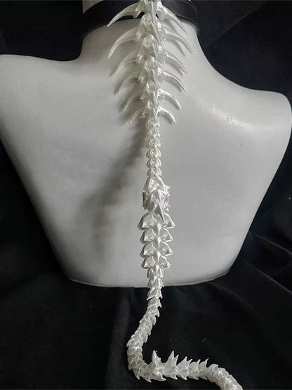ZHUHE The New Gothic Style Spinal Necklace Is A Jewelry Accessory For Men And Women As A Party Gift