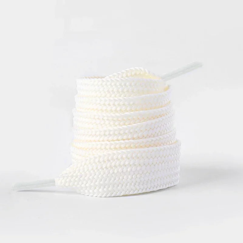 2CM Width Classic Shoelace Casual Teenis Shoe Laces Flat Shoelaces for Sneakers Length 130CM PVC/Metal Head Shoes Accessories