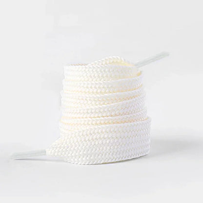 2CM Width Classic Shoelace Casual Teenis Shoe Laces Flat Shoelaces for Sneakers Length 130CM PVC/Metal Head Shoes Accessories