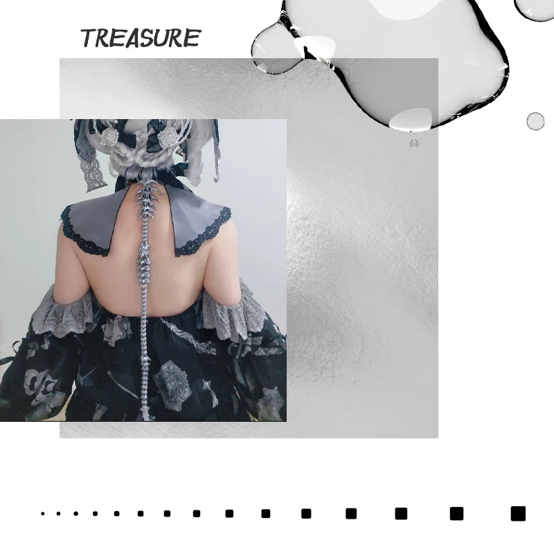 ZHUHE The New Gothic Style Spinal Necklace Is A Jewelry Accessory For Men And Women As A Party Gift