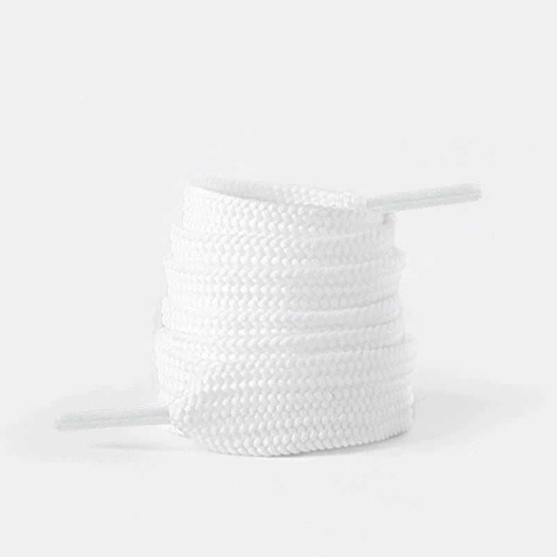 2CM Width Classic Shoelace Casual Teenis Shoe Laces Flat Shoelaces for Sneakers Length 130CM PVC/Metal Head Shoes Accessories