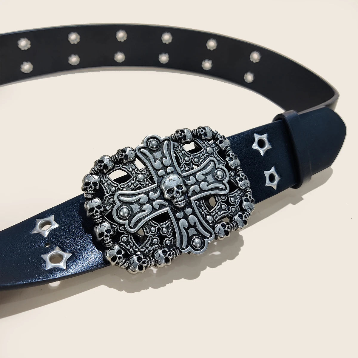 New Rivet Punk Wide Belt Popular for Women Personalized and Spicy Fashionable and Versatile Retro Belt Gift For Women and men