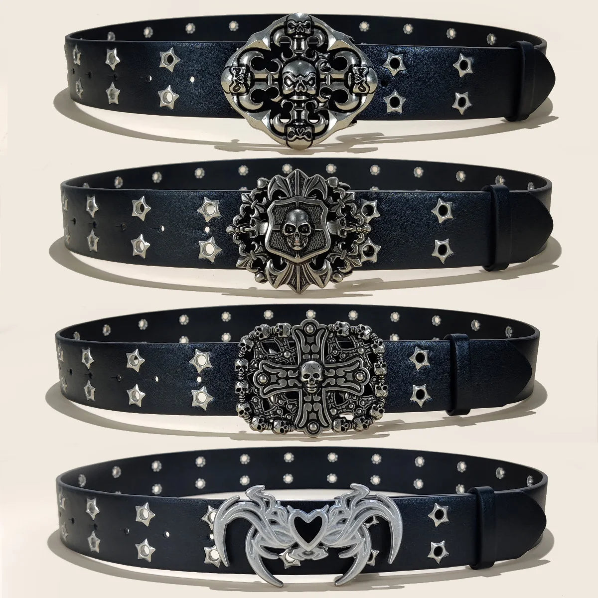 New Rivet Punk Wide Belt Popular for Women Personalized and Spicy Fashionable and Versatile Retro Belt Gift For Women and men