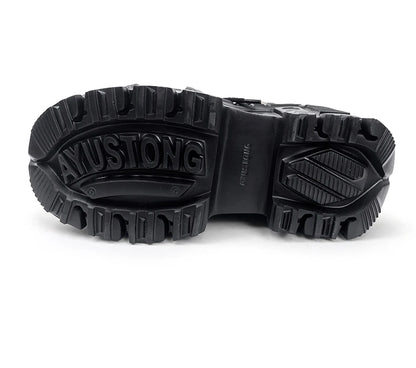 2025 New WoMen's Platform Russian Heavy Metal Punk Increase Height Daddy Shoes Men