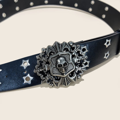 New Rivet Punk Wide Belt Popular for Women Personalized and Spicy Fashionable and Versatile Retro Belt Gift For Women and men