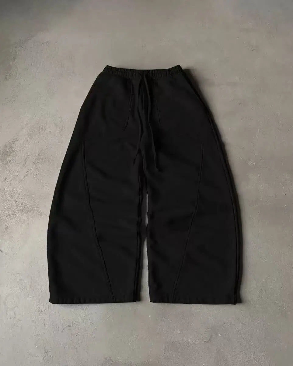 2025 Street Hip-hop Goth Harajuku Fashion Versatile Straight Wide-leg Pants Men American Retro Y2K Casual Loose Trousers Women
