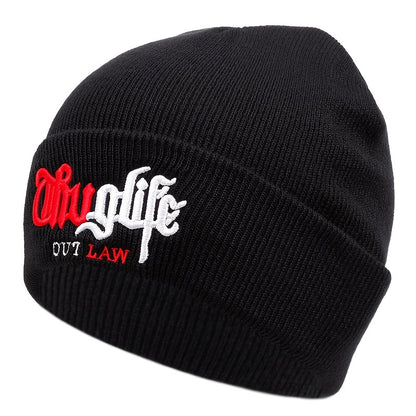 1pc Men's Street Hip Hop Style Knitted Hat, Ideal Choice For Gifts