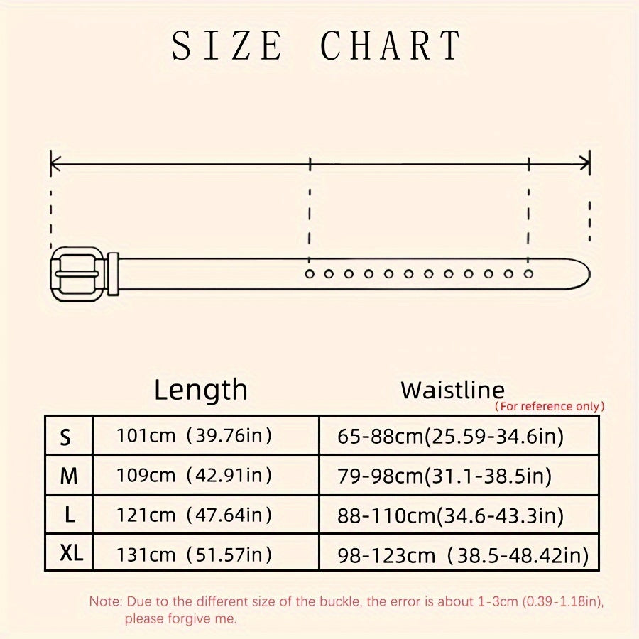 Punk Eyelet Rivet Studded Belts Black Hip Hop PU Waistband Trendy Jeans Pants Belt For Women & Men